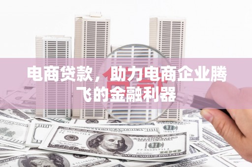 湖滨电商贷款，助力电商企业腾飞的金融利器