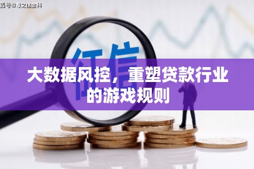 湖滨大数据风控，重塑贷款行业的游戏规则