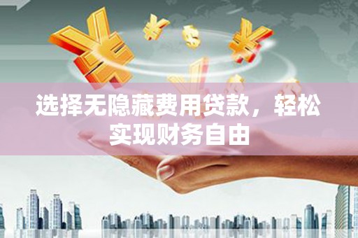 湖滨选择无隐藏费用贷款，轻松实现财务自由