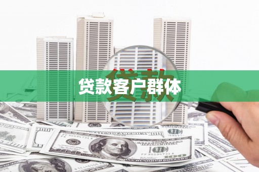 湖滨贷款客户群体