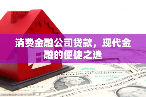 湖滨消费金融公司贷款，现代金融的便捷之选