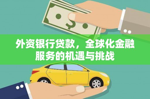 湖滨外资银行贷款，全球化金融服务的机遇与挑战