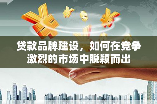 湖滨贷款品牌建设，如何在竞争激烈的市场中脱颖而出
