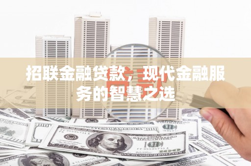 湖滨招联金融贷款，现代金融服务的智慧之选