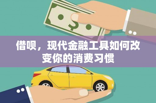 湖滨借呗，现代金融工具如何改变你的消费习惯