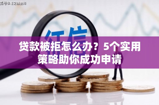 湖滨贷款被拒怎么办？5个实用策略助你成功申请