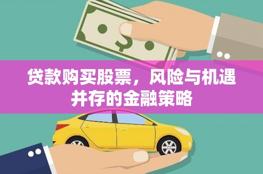 湖滨贷款购买股票，风险与机遇并存的金融策略