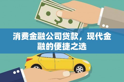 湖滨消费金融公司贷款，现代金融的便捷之选