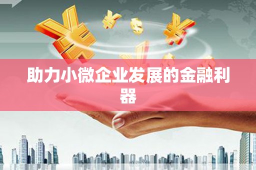 湖滨助力小微企业发展的金融利器