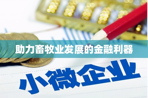 湖滨助力畜牧业发展的金融利器