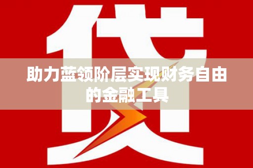 湖滨助力蓝领阶层实现财务自由的金融工具